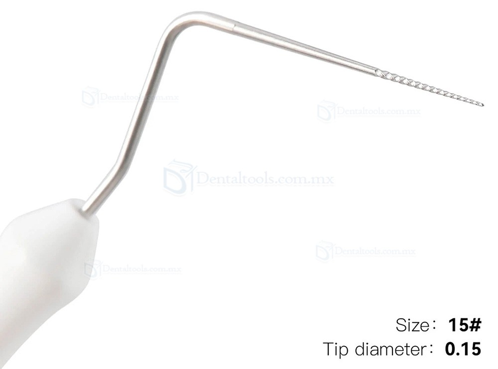 Limas endod&oacute;nticas para microscopio con conicidad .04 calibres 10 15 y 20